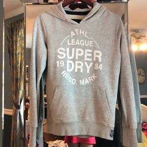 Super dry gray hoodie